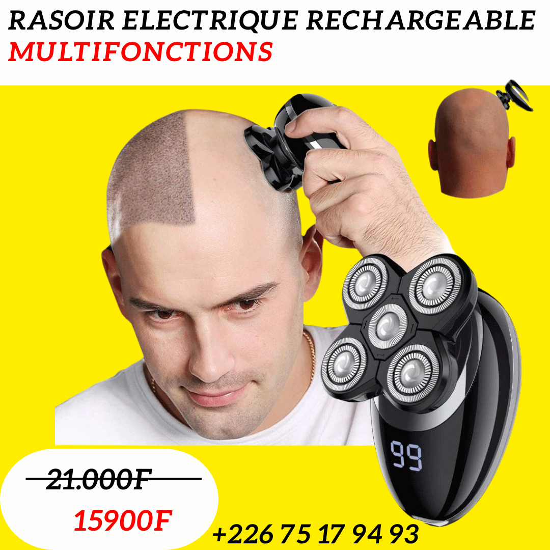 Rasoir Electrique Rechargeable Multifonctions 4 en1  Dernière Génération 👇 +226 75 17 94 93